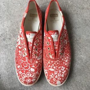 Kate Spade & Keds Slip on Floral Sneakers